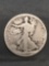 1917 United States Walking Liberty Silver Half Dollar - 90% Silver Coin from Estate