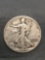 1943-D United States Walking Liberty Silver Half Dollar - 90% Silver Coin from Estate