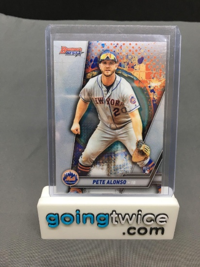 2019 Bowman's Best Baseball #32 PETE ALONSO Rookie Trading Card - New York Mets
