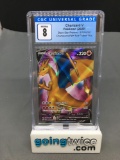 CGC Graded 2020 Pokemon Champion's Path #SWSH050 CHARIZARD V Holofoil Promo Trading Card - NM-MT 8