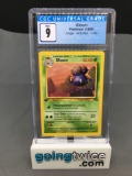 CGC Graded 1999 Pokemon Jungle 1st Edition #37 GLOOM Trading Card - MINT 9