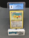 CGC Graded 1999 Pokemon Jungle 1st Edition #34 DODRIO Trading Card - MINT 9