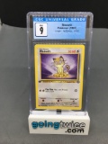 CGC Graded 1999 Pokemon Jungle 1st Edition #56 MEOWTH Trading Card - MINT 9