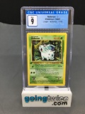 CGC Graded 1999 Pokemon Jungle 1st Edition #57 NIDORAN Trading Card - MINT 9