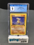 CGC Graded 1999 Pokemon Jungle 1st Edition #50 CUBONE Trading Card - MINT 9