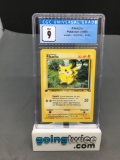 CGC Graded 1999 Pokemon Jungle 1st Edition #60 PIKACHU Trading Card - MINT 9