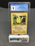 CGC Graded 1999 Pokemon Jungle 1st Edition #60 PIKACHU Trading Card - MINT 9
