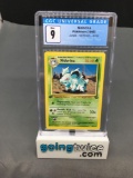 CGC Graded 1999 Pokemon Jungle 1st Edition #40 NIDORINA Trading Card - MINT 9