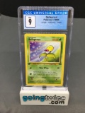 CGC Graded 1999 Pokemon Jungle 1st Edition #49 BELLSPROUT Trading Card - MINT 9