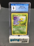CGC Graded 1999 Pokemon Jungle 1st Edition #49 BELLSPROUT Trading Card - MINT 9