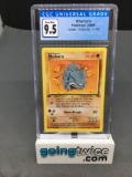 CGC Graded 1999 Pokemon Jungle 1st Edition #61 RHYHORN Trading Card - GEM MINT 9.5