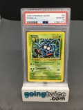 PSA Gradd 1999 Pokemon Base Set Unlimited #66 TANGELA Trading Card - GEM MINT 10
