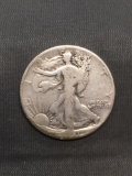 1941-D United States Walking Liberty Silver Half Dollar - 90% Silver Coin from Estate