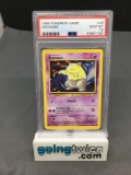 PSA Graded 1999 Pokemon Base Set Unlimited #49 DROWZEE Trading Card - GEM MINT 10