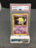 PSA Graded 1999 Pokemon Base Set Unlimited #49 DROWZEE Trading Card - GEM MINT 10