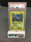 PSA Graded 1999 Pokemon Base Set Unlimited #66 TANGELA Trading Card - MINT 9