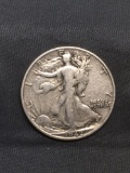 1942-S United States Walking Liberty Silver Half Dollar - 90% Silver Coin from Estate