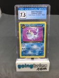 CGC Graded 2000 Pokemon Team Rocket 1st Edition #45 DARK VAPOREON Trading Card - NM+ 7.5