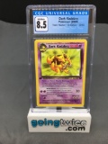 CGC Graded 2000 Pokemon Team Rocket 1st Edition #39 DARK KADABRA Trading Card - NM-MT+ 8.5
