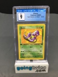 CGC Graded 2000 Pokemon Team Rocket 1st Edition #56 EKANS Trading Card - MINT 9
