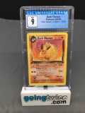 CGC Graded 2000 Pokemon Team Rocket 1st Edition #35 DARK FLAREON Trading Card - MINT 9