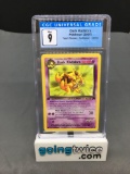 CGC Graded 2000 Pokemon Team Rocket 1st Edition #39 DARK KADABRA Trading Card - MINT 9
