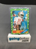 1986 Topps Football #161 JERRY RICE Rookie Trading Card - San Francisco 49ers