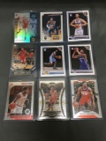 9 Card Lot of Basketball ROOKIE Cards - Mostly Modern Years - Prizms, Future Stars and More!