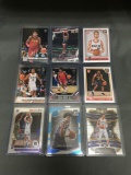 9 Card Lot of Basketball ROOKIE Cards - Mostly Modern Years - Prizms, Future Stars and More!