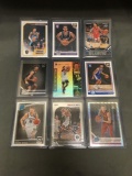9 Card Lot of Basketball ROOKIE Cards - Mostly Modern Years - Prizms, Future Stars and More!