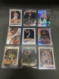 9 Card Lot of Basketball ROOKIE Cards - Mostly Modern Years - Prizms, Future Stars and More!