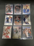 9 Card Lot of Basketball ROOKIE Cards - Mostly Modern Years - Prizms, Future Stars and More!