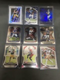 9 Card Lot of Football ROOKIE Cards - Mostly Modern Years - Prizms, Future Stars and More!