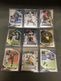 9 Card Lot of Football ROOKIE Cards - Mostly Modern Years - Prizms, Future Stars and More!