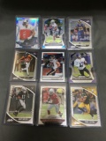 9 Card Lot of Football ROOKIE Cards - Mostly Modern Years - Prizms, Future Stars and More!