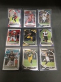 9 Card Lot of Football ROOKIE Cards - Mostly Modern Years - Prizms, Future Stars and More!