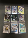 9 Card Lot of Football ROOKIE Cards - Mostly Modern Years - Prizms, Future Stars and More!