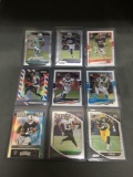 9 Card Lot of Football ROOKIE Cards - Mostly Modern Years - Prizms, Future Stars and More!