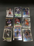 9 Card Lot of Football ROOKIE Cards - Mostly Modern Years - Prizms, Future Stars and More!