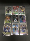 9 Card Lot of Football ROOKIE Cards - Mostly Modern Years - Prizms, Future Stars and More!