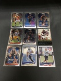 9 Card Lot of Football ROOKIE Cards - Mostly Modern Years - Prizms, Future Stars and More!