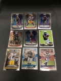 9 Card Lot of Football ROOKIE Cards - Mostly Modern Years - Prizms, Future Stars and More!