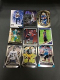 9 Card Lot of Football ROOKIE Cards - Mostly Modern Years - Prizms, Future Stars and More!