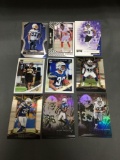 9 Card Lot of Football ROOKIE Cards - Mostly Modern Years - Prizms, Future Stars and More!