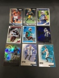 9 Card Lot of Football ROOKIE Cards - Mostly Modern Years - Prizms, Future Stars and More!