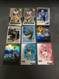 9 Card Lot of Football ROOKIE Cards - Mostly Modern Years - Prizms, Future Stars and More!