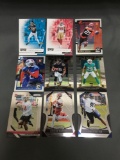 9 Card Lot of Football ROOKIE Cards - Mostly Modern Years - Prizms, Future Stars and More!