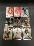 9 Card Lot of Football ROOKIE Cards - Mostly Modern Years - Prizms, Future Stars and More!