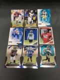9 Card Lot of Football ROOKIE Cards - Mostly Modern Years - Prizms, Future Stars and More!