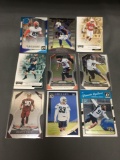 9 Card Lot of Football ROOKIE Cards - Mostly Modern Years - Prizms, Future Stars and More!